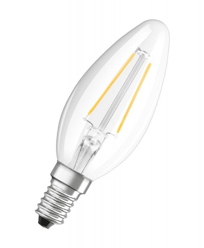 Osram LedStar Filament 1,5W-15W/827 klar E14 ClassicB non dim