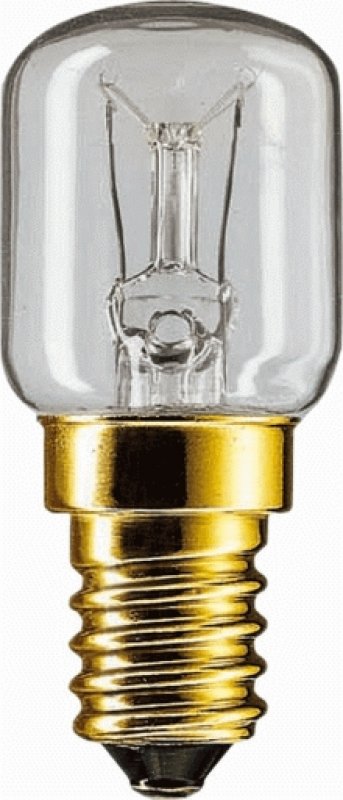 Philips Birnenlampe E14 15W klar T25x57