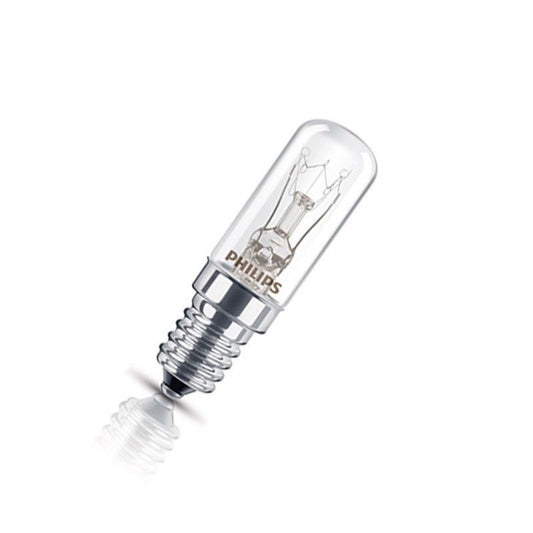 PHILIPS RÖHRENLAMPE E14 10W klar 40lm T:17x54