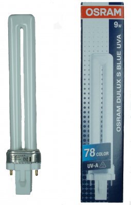 Osram Dulux S 9W/78 UV-A UVA 2Pin G23 Blau/Blue