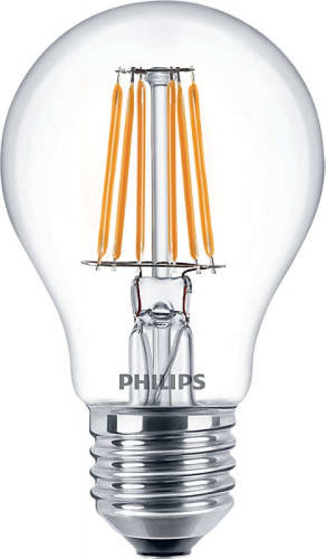 Philips CLA LEDbulb 8,5W-75W CL klar E27 non dim