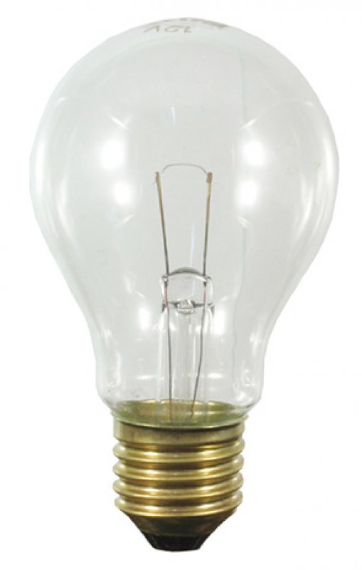 Niedervolt Normallampe E27 24V 15W klar (VPE 20 Stück)