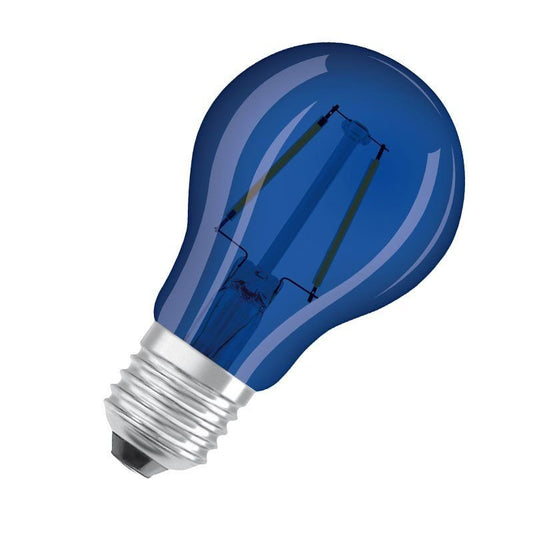 Led Filament 2,5W-15W Decostar Classic blau A E27 Osram Ledvance